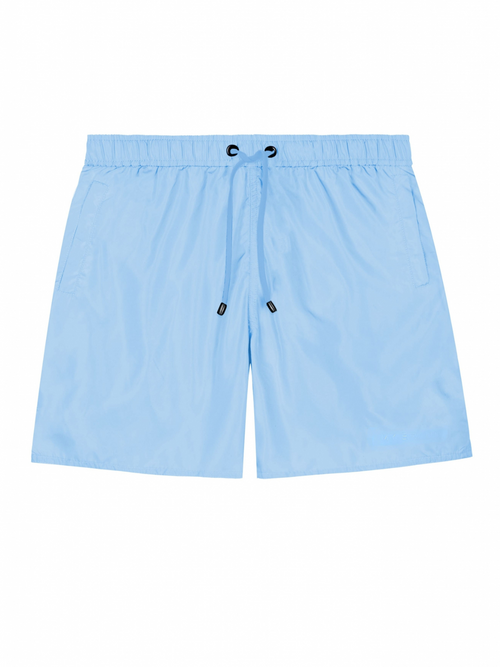 MB Logo Taping Short Blue Fish | BLUE