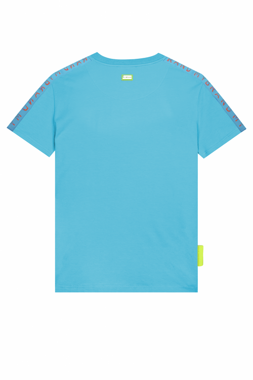 MB TAPING GRADIENT T-SHIR | BLUE