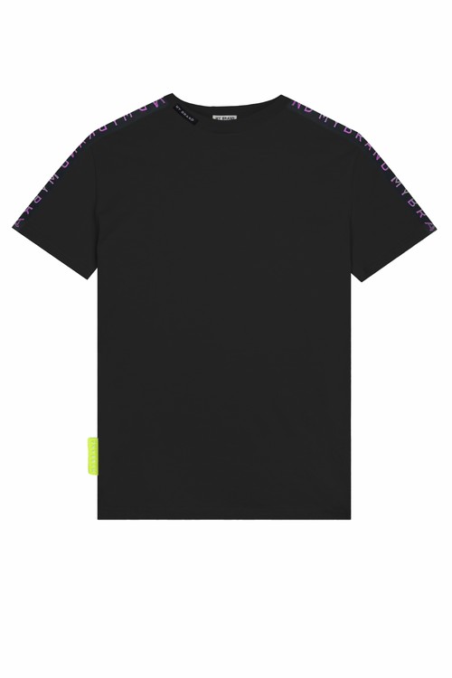 MB TAPING GRADIENT T-SHIR | BLACK
