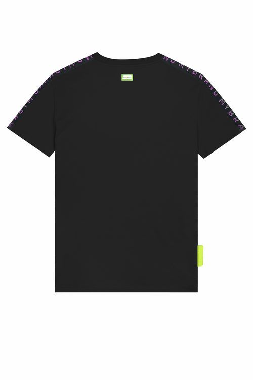 MB TAPING GRADIENT T-SHIR | BLACK