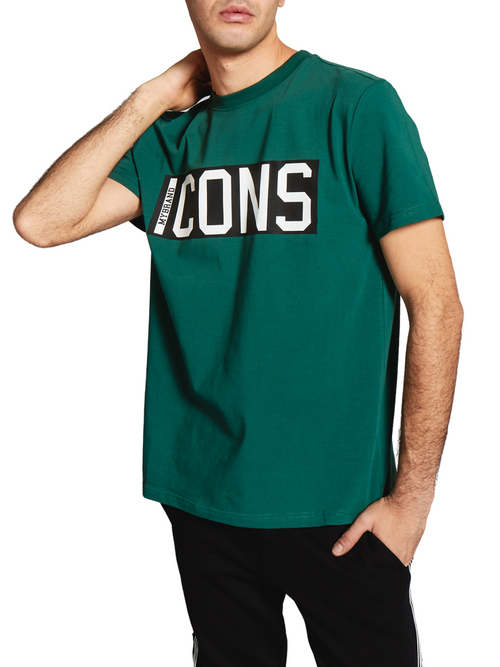 ICONS SQUARE T-SHIRT | ARMY