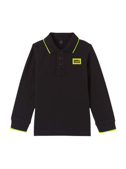 Colorfull Longsleeve Polo Yellow | YELLOW