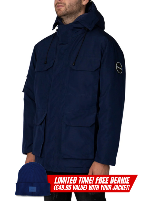 CORTINA LONG JACKET NAVY | NAVY