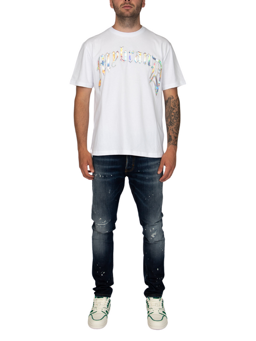 Chrome print mybrand white | WHITE