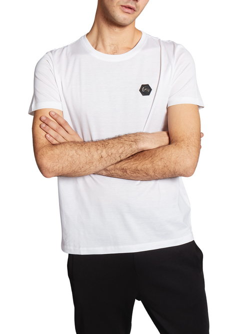 MB Chest Badge Shirt | WHITE