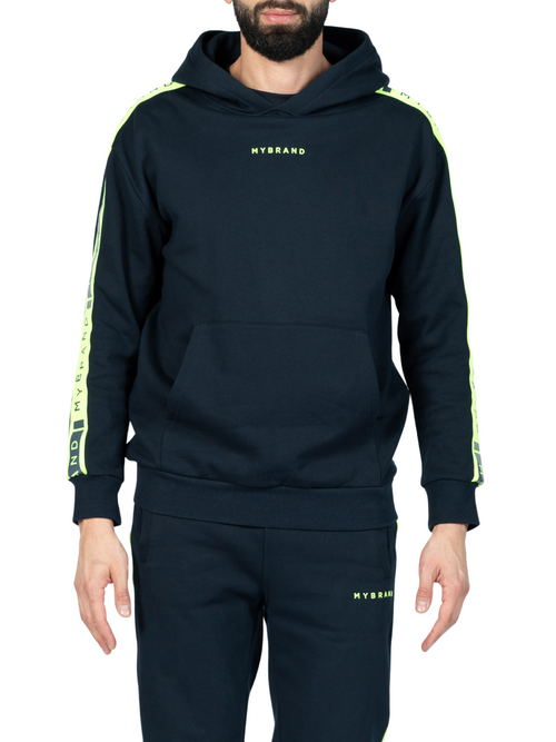 MB CONTRAST TAPING HOODIE KOBALT | KOBALT BLUE