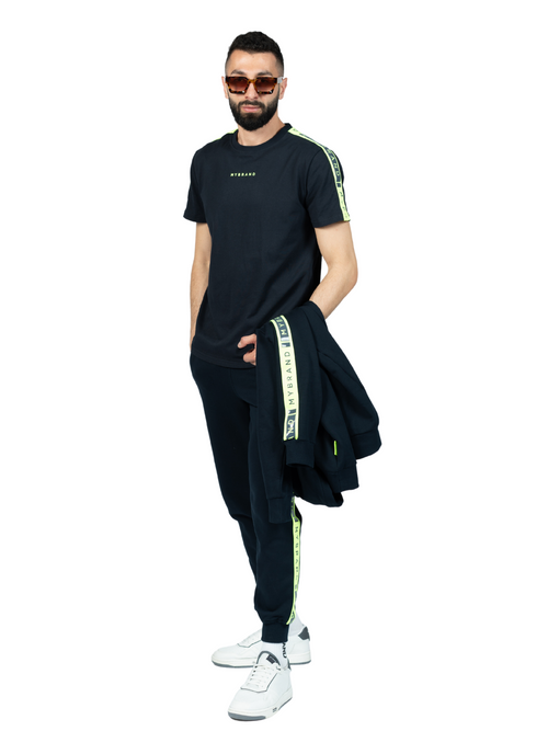 MB CONTRAST TAPING HOODIE KOBALT | KOBALT BLUE