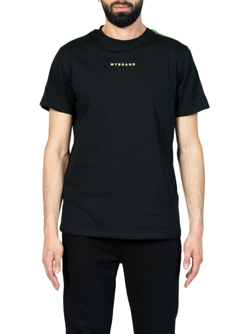 MB TAPING SHIRT BLACK N. YELLOW | BLACK - NEONYELLOW