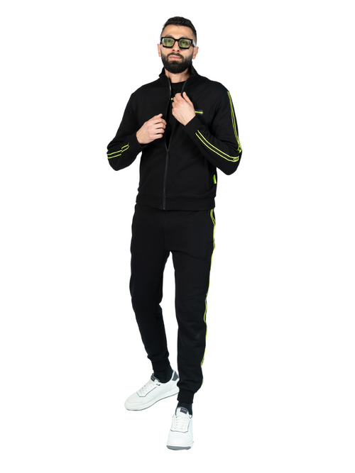 MB TAPING SHIRT BLACK N. YELLOW | BLACK - NEONYELLOW