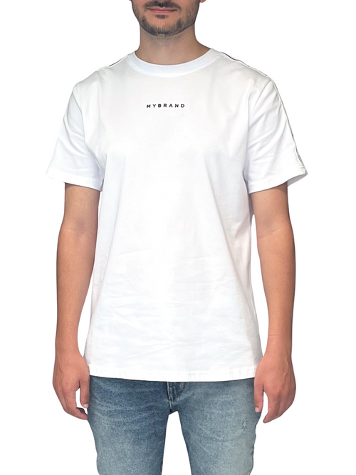 MB TAPING SHIRT WHITE BLACK | WHITE