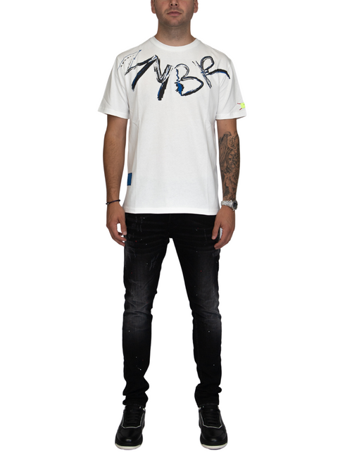 MYBRAND Signature Scribble Tee | OFF-WHITE