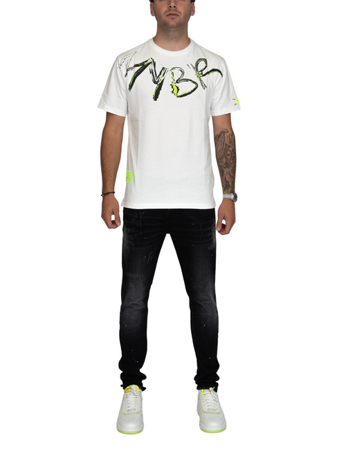 MYBRAND Signature Scribble Tee | OFF-WHITE