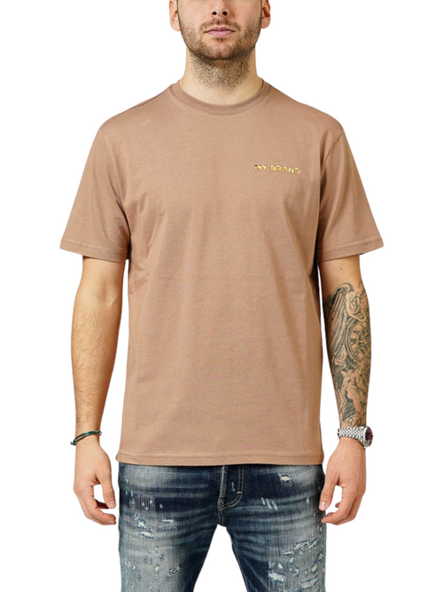 MY BRAND CHEST LOGO ARMY T-SHIRT | ARMY