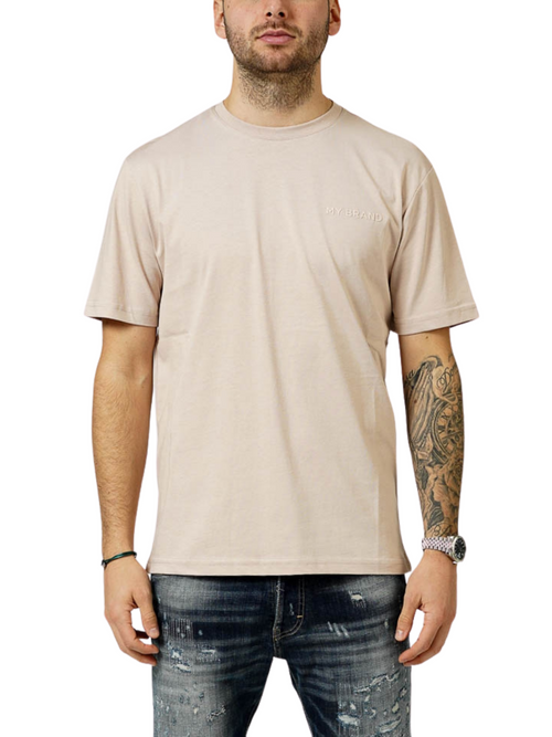MY BRAND CHEST LOGO CAMEL T-SHIRT | CAMEL
