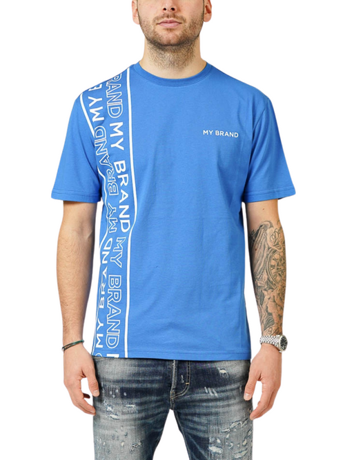 MY BRAND LINES KOBALT T-SHIRT | KOBALT BLUE