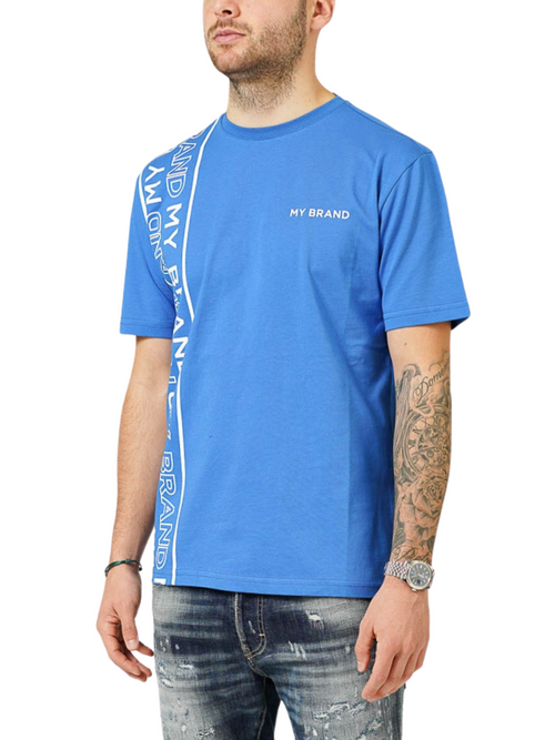 MY BRAND LINES KOBALT T-SHIRT | KOBALT BLUE