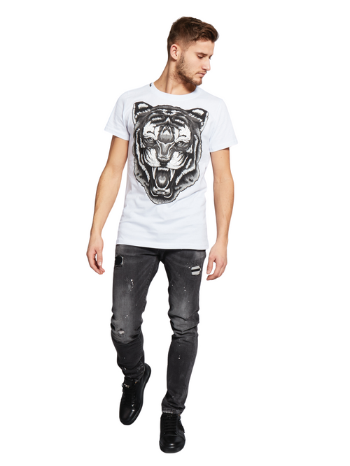 Scream Tiger T-Shirt | WHITE