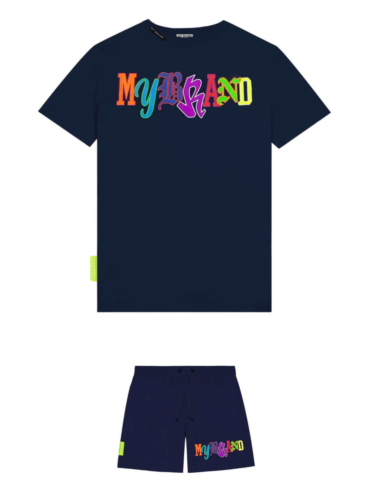 MULTIFONT SWIM CAPSULE T- | NAVY