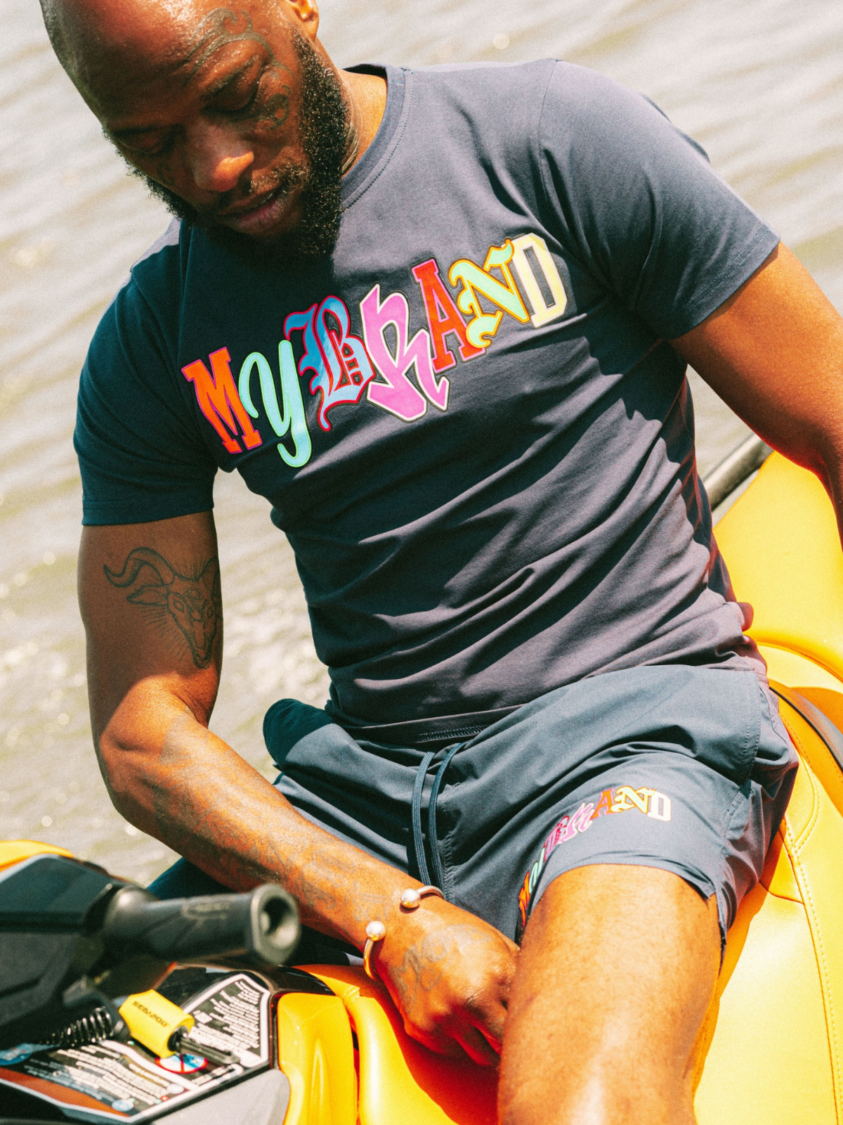 MULTIFONT SWIM CAPSULE T- | NAVY