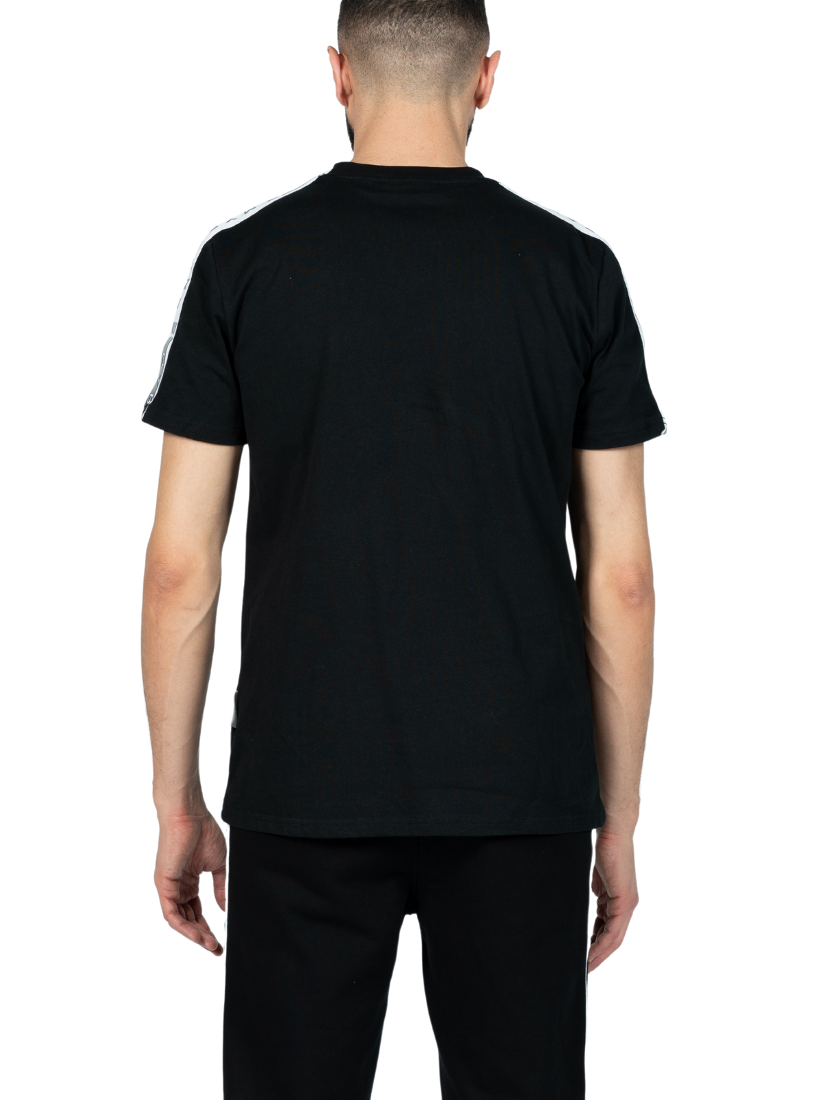 MB CONTRAST TAPING SHIRT BLACK | BLACK