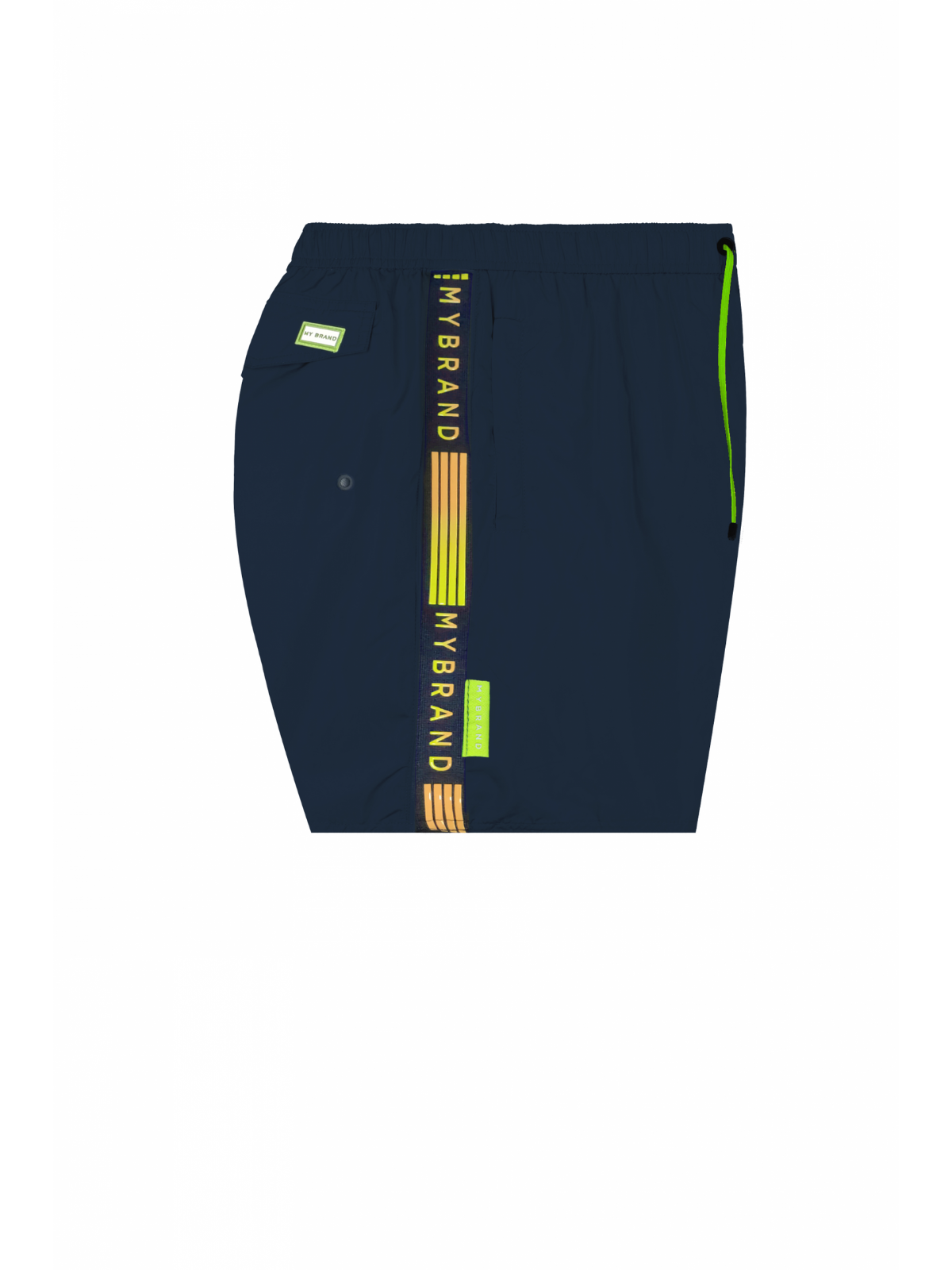 MB STRIPES GRADIENT SHORT | NAVY