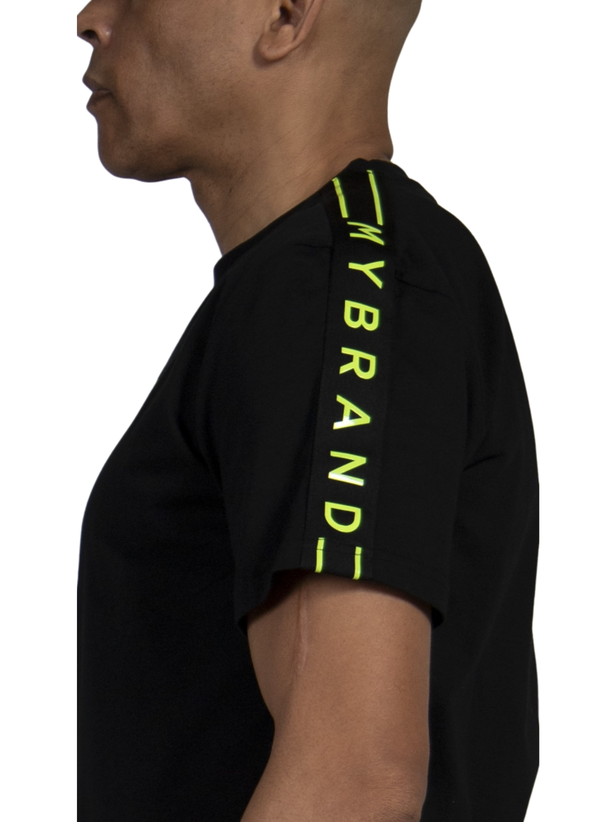 MB TAPING SHIRT BLACK N. YELLOW | BLACK - NEONYELLOW
