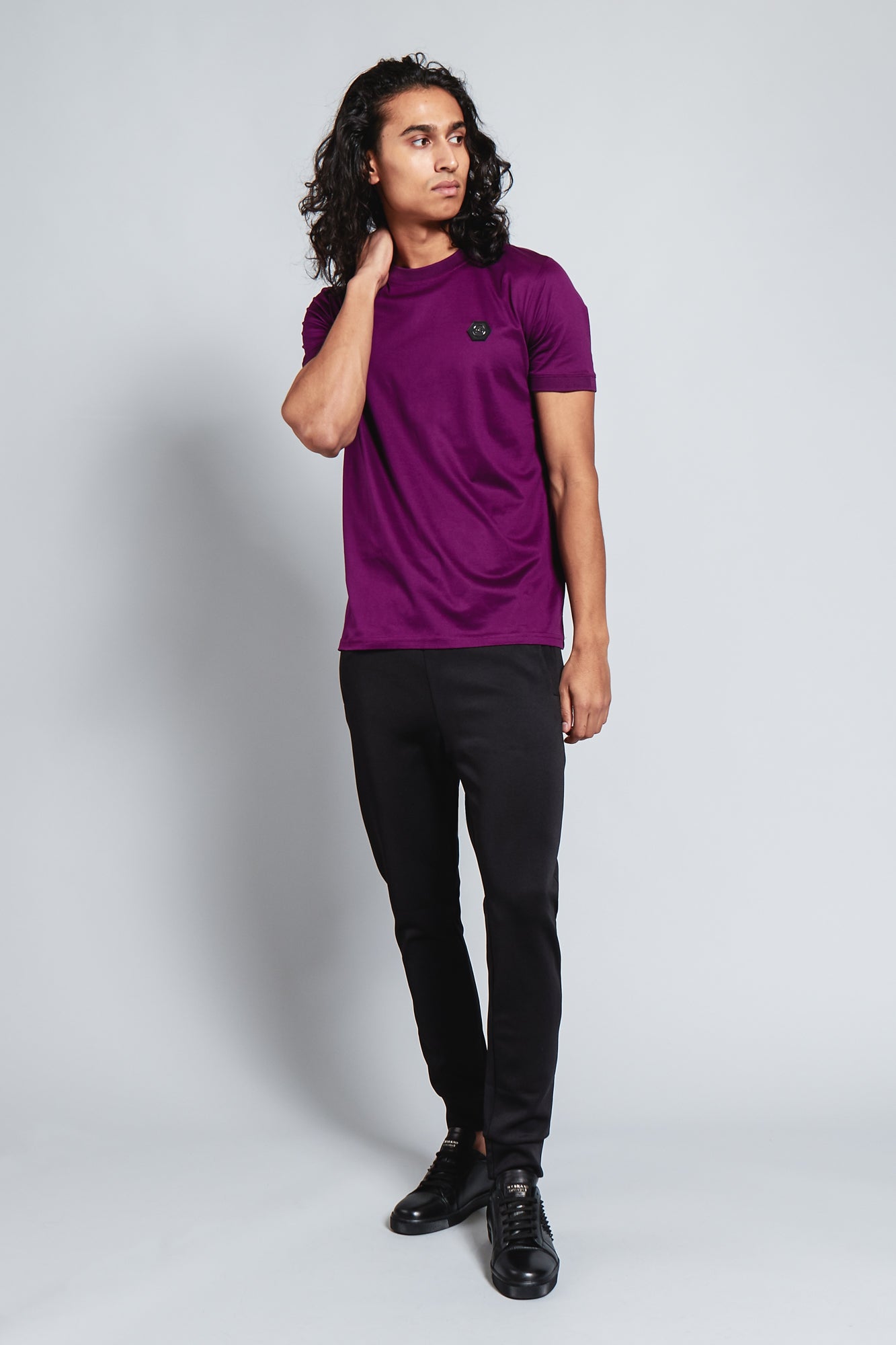 MB Chest Badge Shirt | BURGUNDY