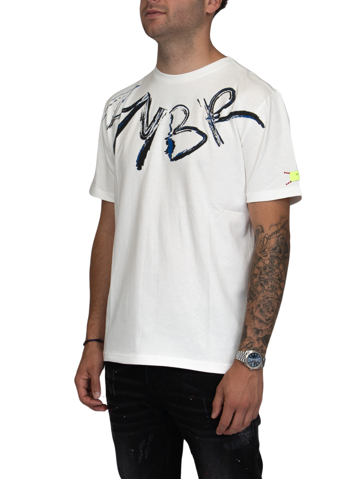 MYBRAND Signature Scribble Tee | OFF-WHITE