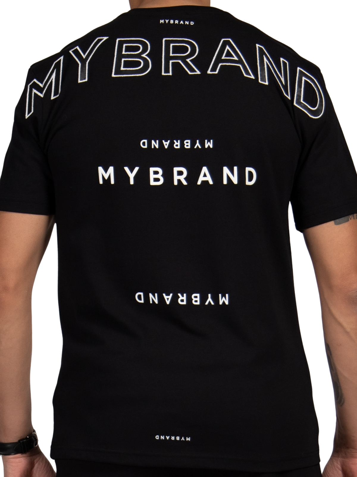 MYBRAND Signature Series: Classic Logo Tee | BLACK