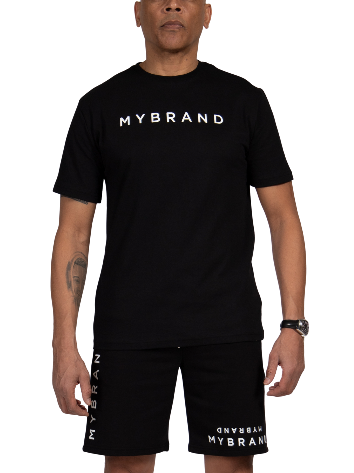 MYBRAND Signature Series: Classic Logo Tee | BLACK
