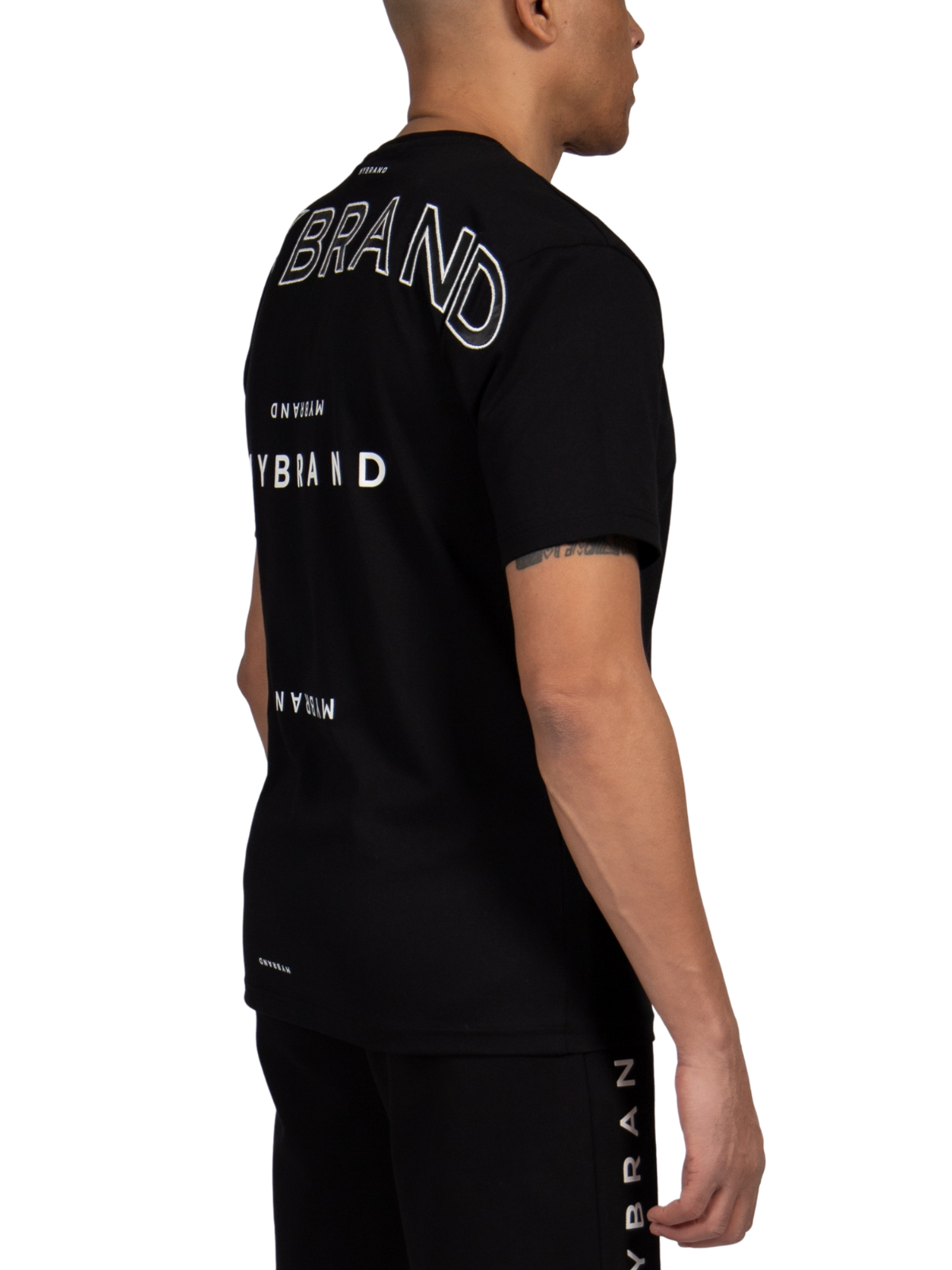 MYBRAND Signature Series: Classic Logo Tee | BLACK