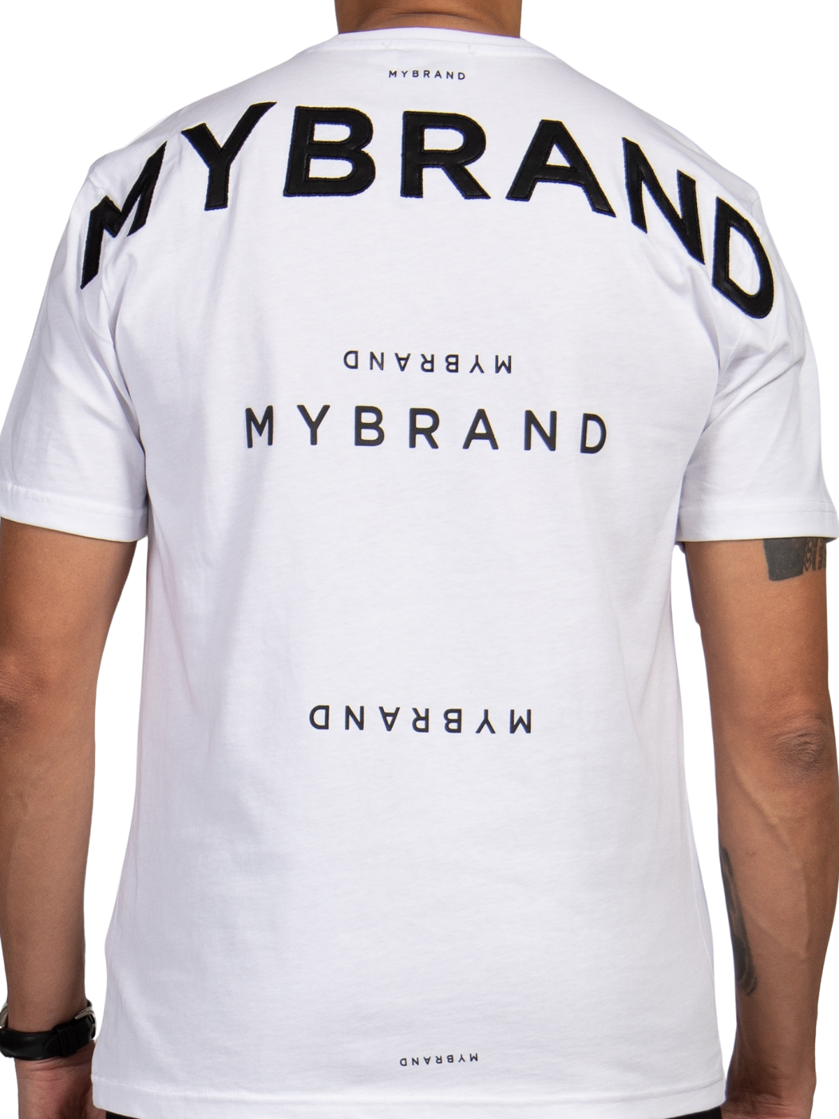 MYBRAND Signature Series: Classic Logo Tee | WHITE