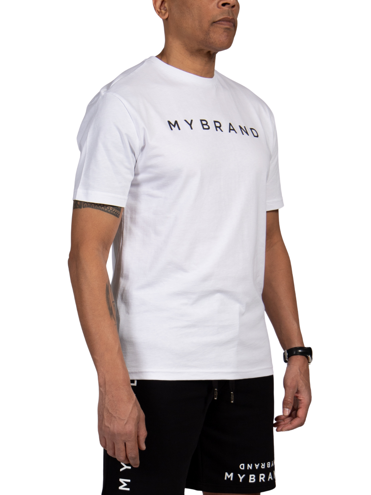 MYBRAND Signature Series: Classic Logo Tee | WHITE