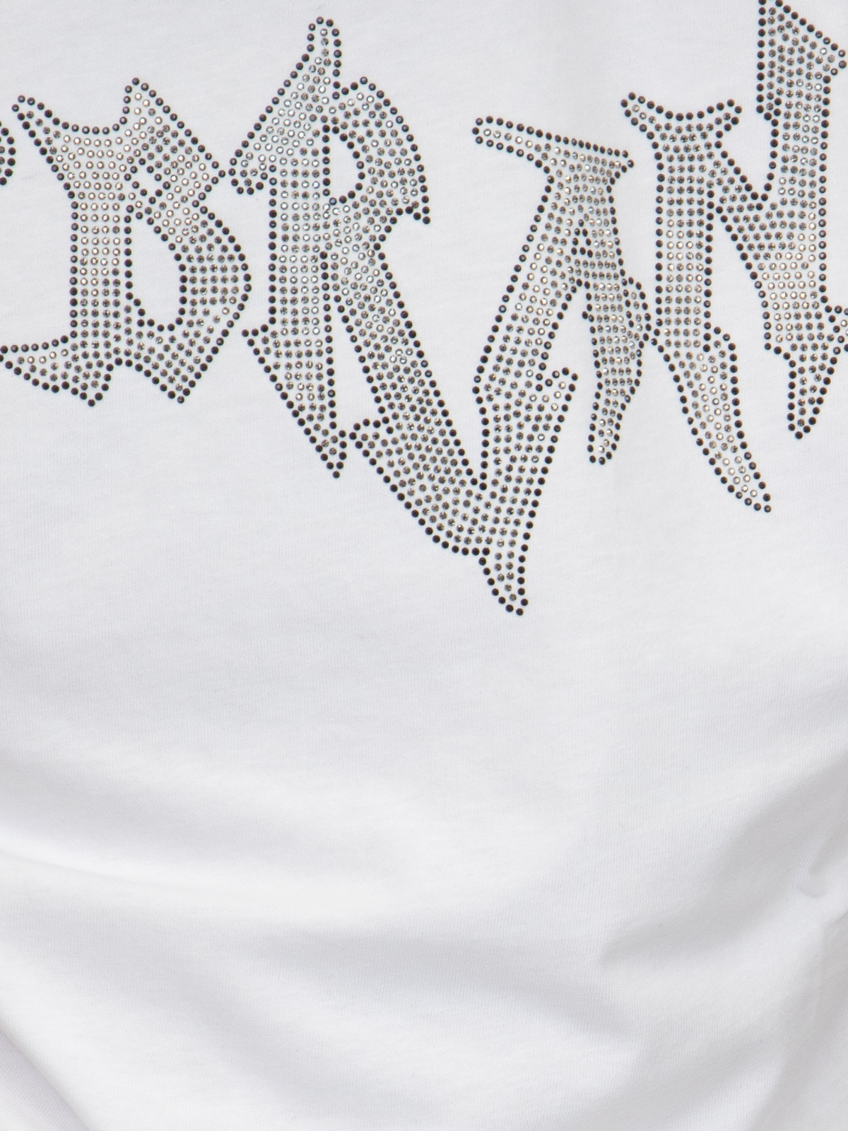 MYBRAND Winged Emblem Sparkle Tee White | WHITE