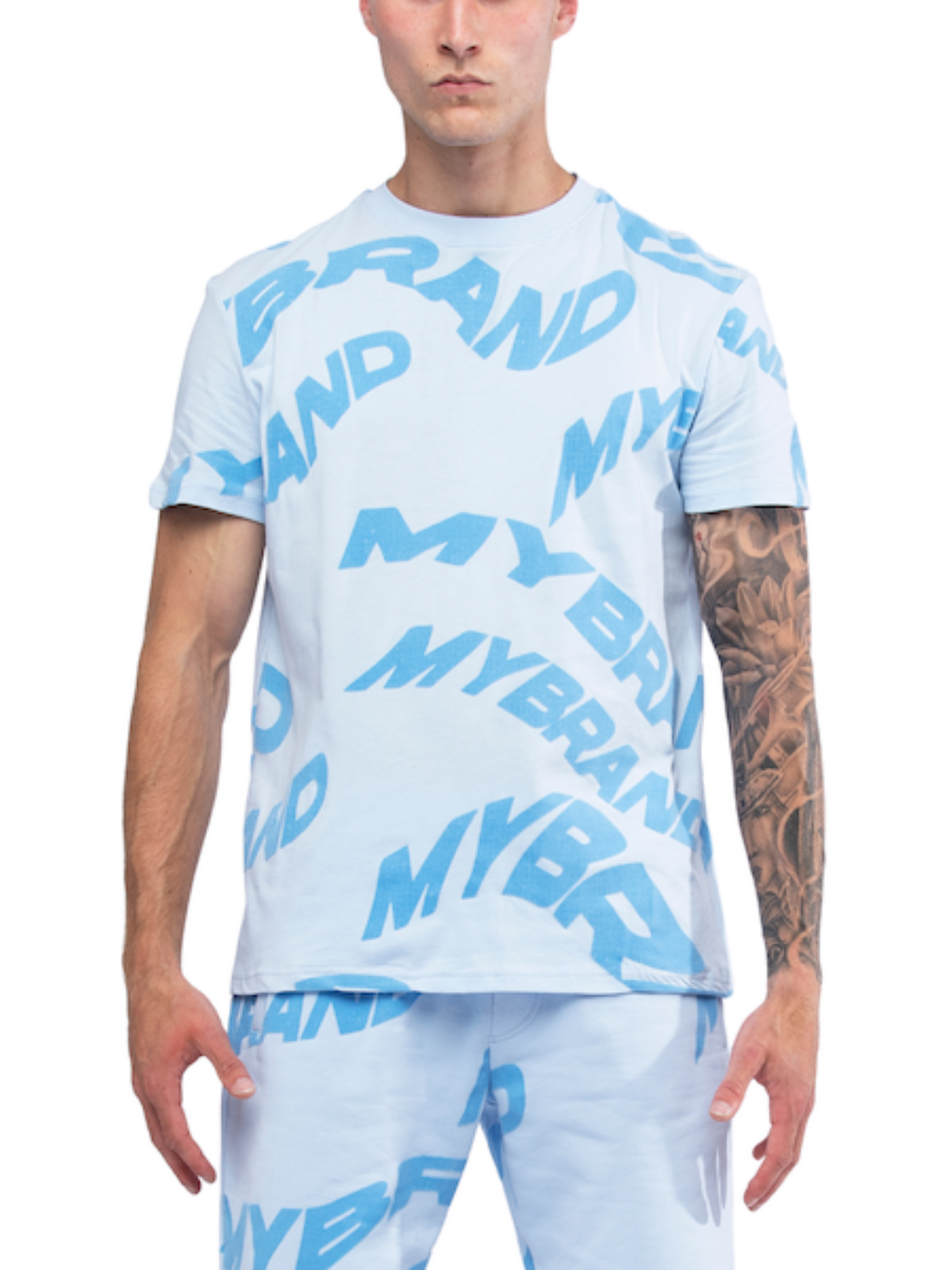 WAVY Dark Mint Capsule T-Shirt | LIGHT BLUE