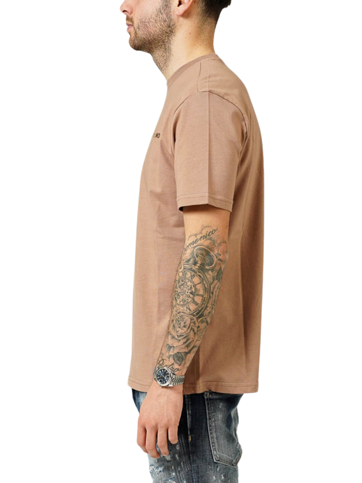 MY BRAND CHEST LOGO ARMY T-SHIRT | ARMY