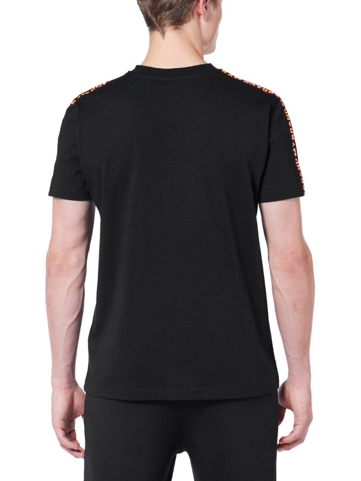 My Brand Rainbow College T-shirt Black | BLACK