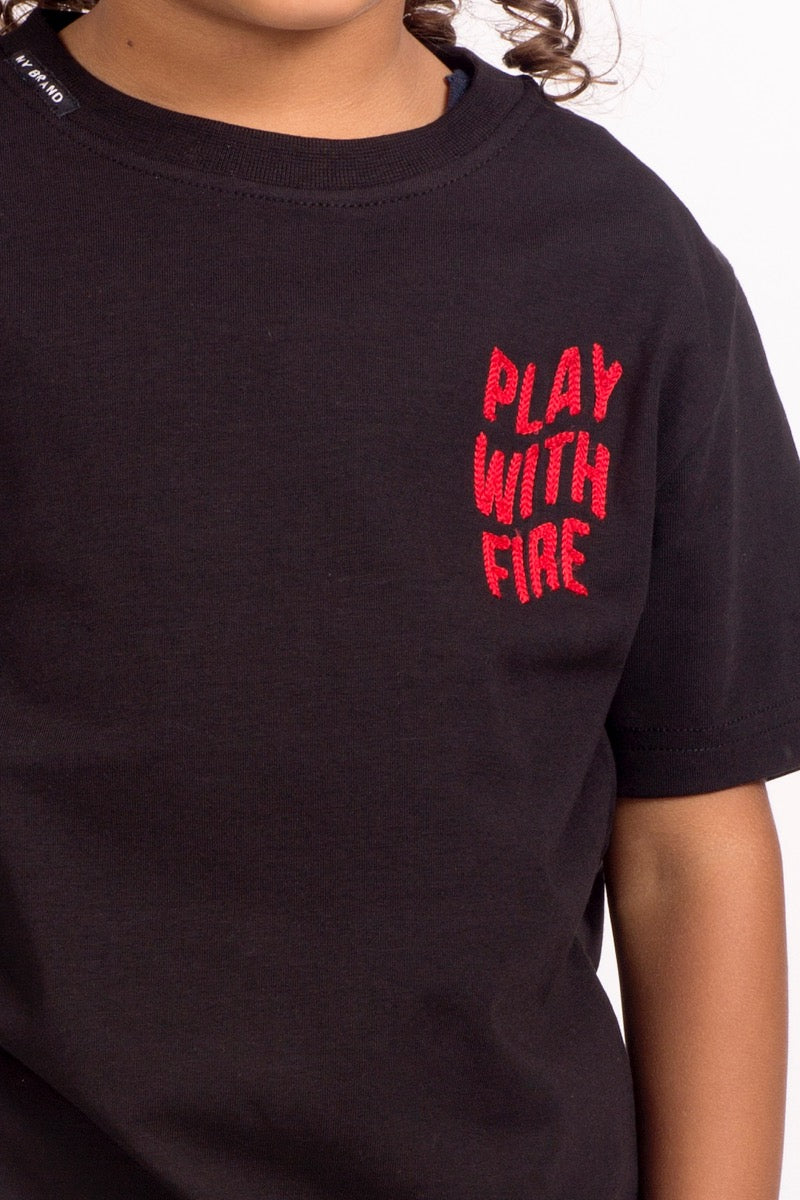 Play With Fire Logo T-Shirt